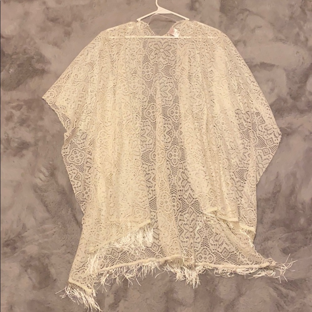 women’s lace wrap cardigan